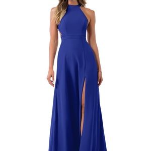 Azazie Clarice Royal Blue Bridesmaid Dress NWT